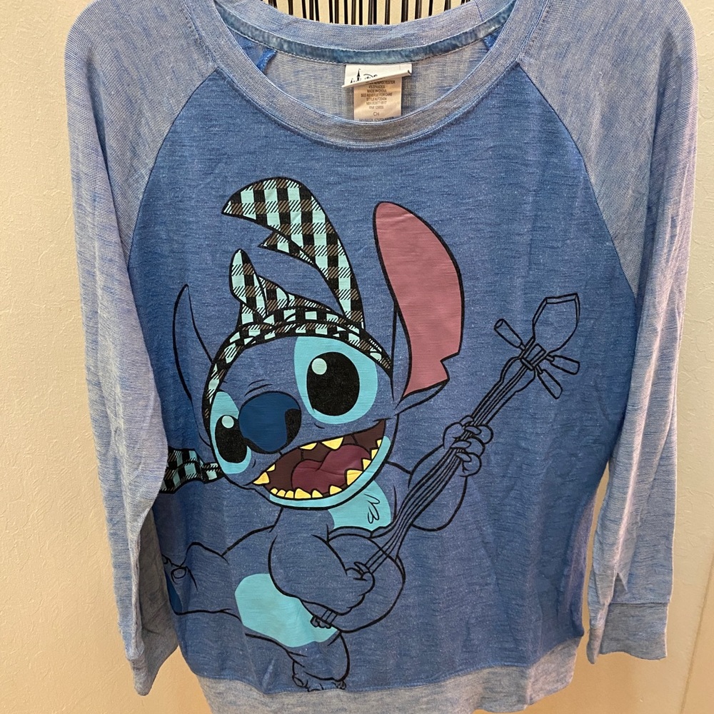 Disney Stitch Long Sleeve Shirt